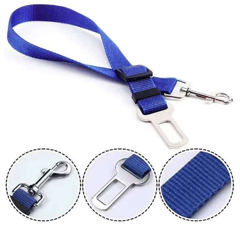 Dog seat belts hot sale pet car seat belt retractable leash dog carrier safety convenient dog leash supplies